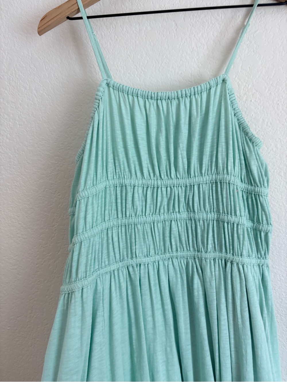 American Eagle Mint Smocked Maxi Dress - Picture 10 of 10